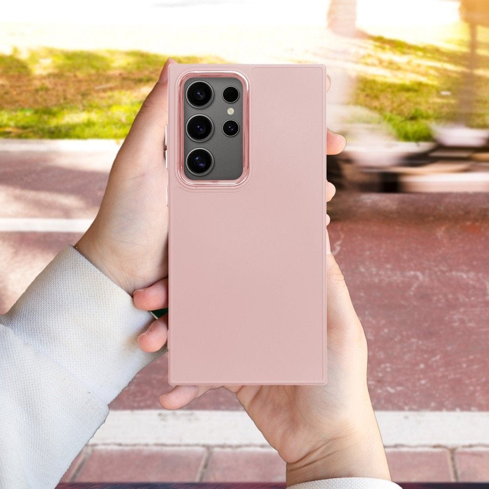 Capa Frame Samsung Galaxy S26 FE S25 FE rosa 02