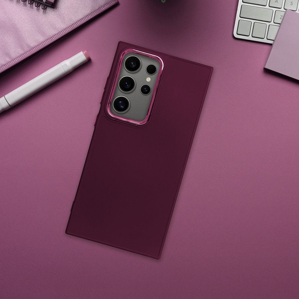 Capa Frame Samsung Galaxy S26 FE S25 FE roxo 3