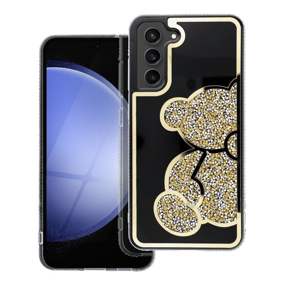 Capa Samsung Galaxy A37 Teddy Bear dourado