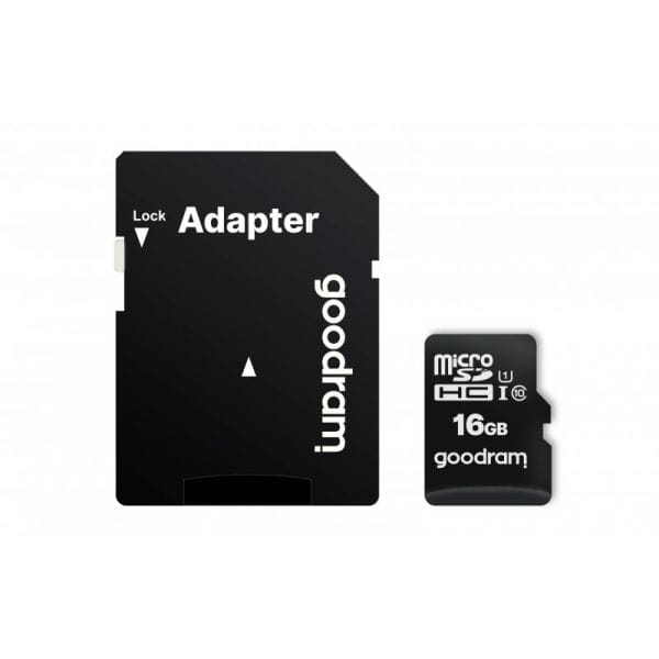 goodram 16gb micro sdhc class 10 uhs i adaptador sd m1aa 0160r12